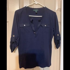 Lauren Ralph Lauren Ladies Top 3/4 sleeve